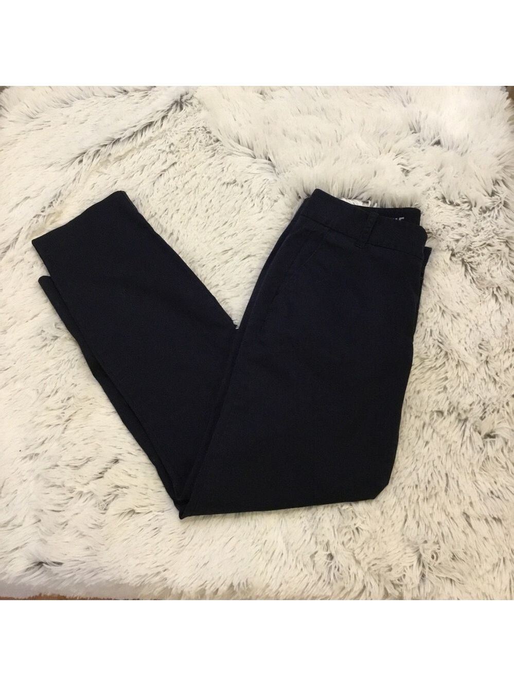 J Crew Woman’s size 2 navy blue stretch dress pants called Frankie